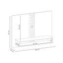 Ver imagem 5 de Painel Suspenso Skin para Sala de Estar/ Escritório Cinamomo/ Off White