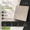 Ver imagem 4 de Piso Vinílico Colado Titanium 5 Placas (4,1806m²) Graddus