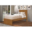 Ver imagem 1 de Cama Barcelona Solteiro Nature c/ Colchão - Tebarrot