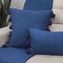 Ver imagem 1 de Almofada 55x55 Stela 01 Boucle Azul Toque de Arte 2183.3.55x55