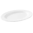 Ver imagem 2 de 4 Travessas Oval Melamina Rasa 20x14cm Branca Servir Bandeja Haus Concept