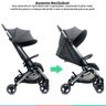 Carrinho Bebê Passeio Infantil Até 15Kg Reclinável Dobrável Compacto Ping Two Diamond Asphalt - 3