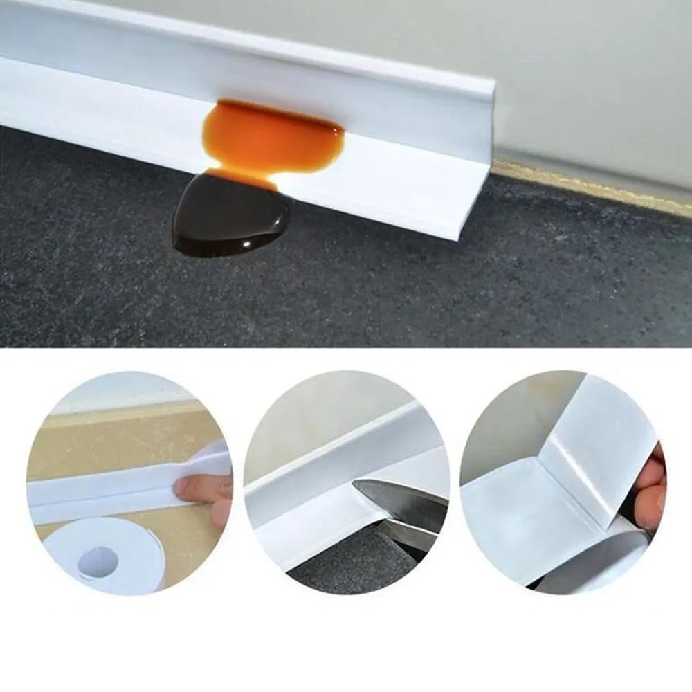 Fita Autoadesiva Kit 8 Uni Vedaçao Selante Impermeavel Construçao Cozinha Banheiro Casa Pia Multiuso - 8