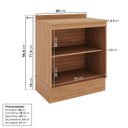 Ver imagem 4 de Balcão 2 Portas 80cm com Tampo Aroeira CabeCasa MadeiraOriginals