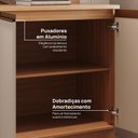 Ver imagem 6 de Balcão Planejado 2 Portas 80cm com Tampo Aroeira CabeCasa MadeiraOriginals Cinza/Sereno/Cedro