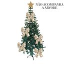 Ver imagem 4 de Laço Bege Rústico Rena Luxo Decoração Árvore Natal Top 06un