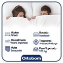 Ver imagem 6 de Cama Box com Baú Casal Airtech com Colchão Molas Ensacadas Pillow Top Cinza Ortobom
