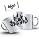 Ver imagem 2 de Caneca Cerâmica Símbolos Deus Odin Vikings Olho Sabedoria - Teste Vitoria