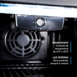 Refrigerador Expositor Vertical Eos 80 Litros Eco Gelo All Black Eev90p 110v - 8