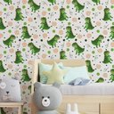 Ver imagem 3 de Papel de Parede Infantil Dinossauros Mod 17-60x300cm