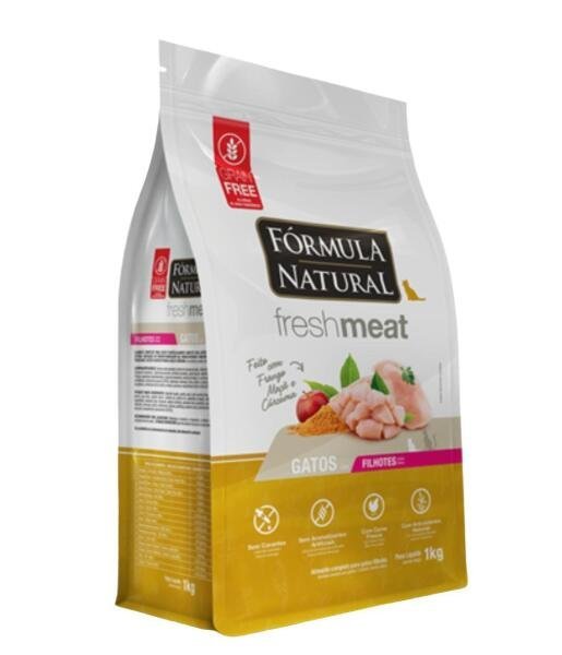 Fórmula Natural Fresh Meat Gatos Filhotes Kg MadeiraMadeira