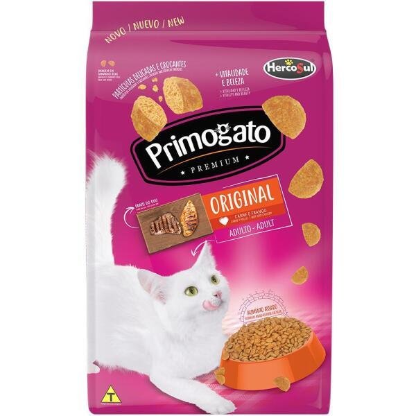 Primogato Original Gatos Adultos - Carne E Frango 10.1 Kg - 1