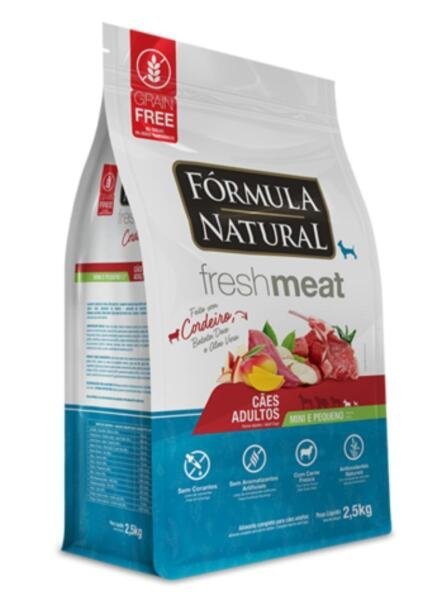 Fórmula Natural Fresh Meat Cães Cordeiro 2,5 Kg - 1