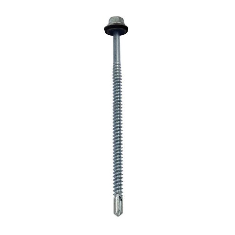 Parafuso Telha/metal Cabo Flangeada Perfurante Arruela Fixa Stein 12x5 (5.5x125)