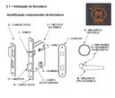 Ver imagem 2 de Fechadura Externa Stilo Alavanca Alumínio 40mm Mgm