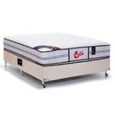 Ver imagem 1 de Cama Box + Colchão Castor Casal Vitagel Classic Double Face Pocket 138x188x63cm