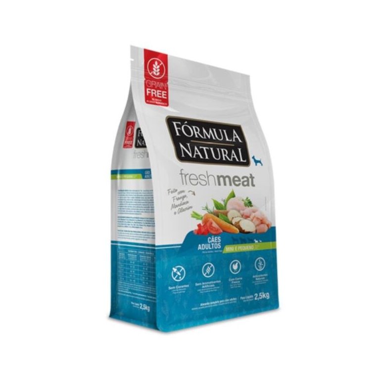 Fórmula Natural Fresh Meat Cães Mini E Pequeno 2,5Kg