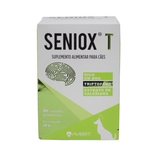 Seniox T Suplemento Para Cães Com 30 Cápsulas