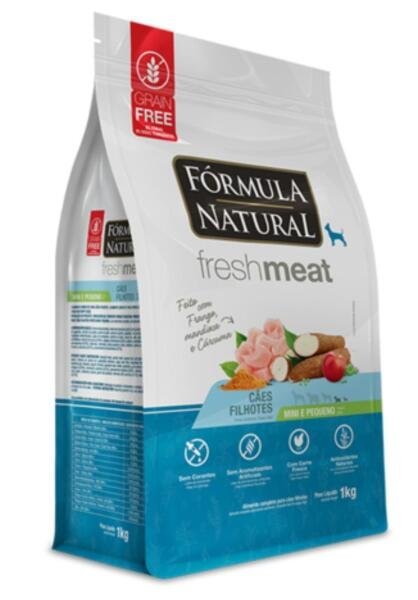 Fórmula Natural Fresh Meat Cães Filhotes Portes 2,5Kg - 1