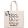 Ecobag Gato para colorir com 4 canetinhas - 1