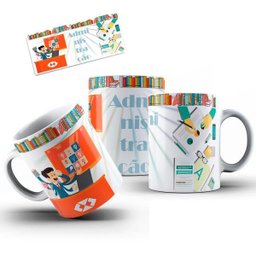 Caneca Cerâmica Faculdade Curso Administração - 2