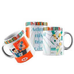 Caneca Cerâmica Faculdade Curso Administração - 1