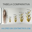 Ver imagem 2 de Adesivo Floral Boho Amarelo Estilo Nórdico 60x120 Minimalista Mod.04