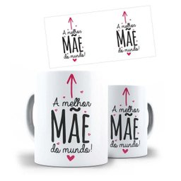 Caneca Cerâmica Melhor Mãe Do Mundo Frase Presente Dia Mães - 2