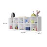 Organizadora com 10 Nichos Multiuso Compacto P/ Livros Móvel Perfeito para Todos Os Espaços - 2
