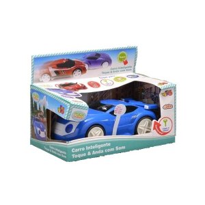 Carro inteligente Azul Toque e Anda Com Som Yes Toys 20027