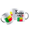 Caneca Cerâmica Bandeira Benim Visitei E Amei Viagem - 1