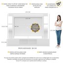 Ver imagem 3 de Estante com Suporte Tv 65" Prateleiras C/ Espelho Oslo Multimóveis V3385