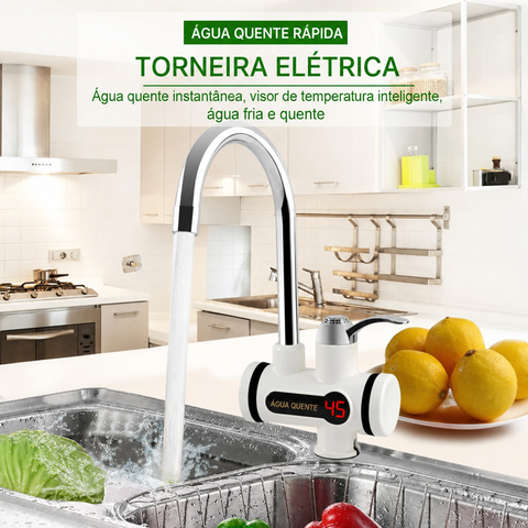 Torneira com Agua Quente Digital Controle de Temperatura da Agua