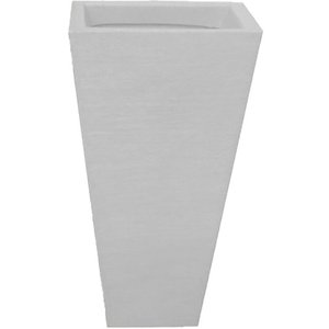 Vaso Planta 60x30 Trapézio Parede Polietileno - BRANCO 006