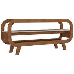 Rack para Sala Tv 60" Théo Cinamomo/off White - 4