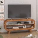 Ver imagem 1 de Rack para Sala Tv 60" Théo Cinamomo/off White