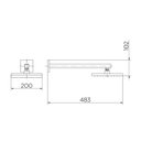 Ver imagem 2 de Chuveiro de Parede Docolheaven Q200 Grafite Escovado - Docol