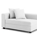 Ver imagem 3 de Recamier Divã Aspen 1,40m Corino Branco - Clique Decoraçõesações