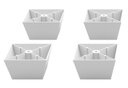 Ver imagem 1 de Pés para Guarda Roupas Qualitá 2 Portas Belmax:Branco