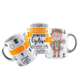 Caneca Cerâmica Administrador Formado Administração - 1