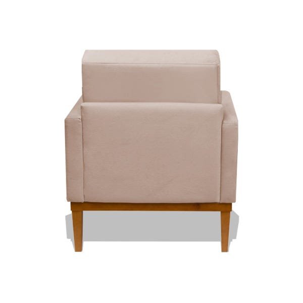Kit 2 Poltrona Alaska Cadeira Retro Botão Tecido Luxo Consultório Clínica Salão Decorativa Suede Ve - 6