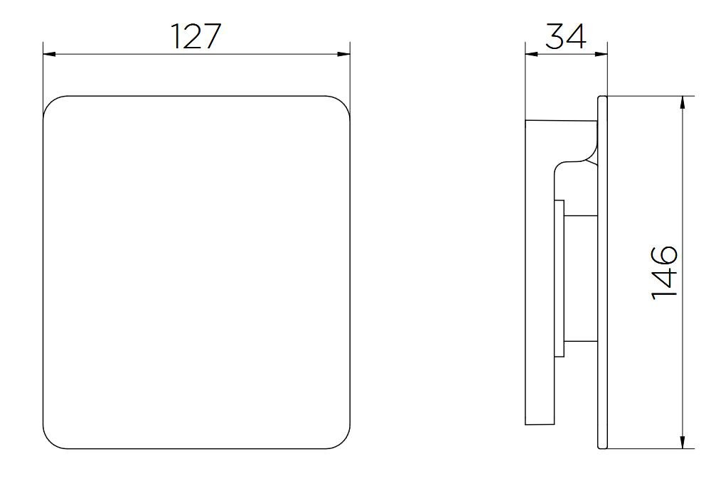 Acabamento para Válvula Descarga Docol Flat Níquel Escovado - 2