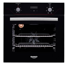 Forno de Embutir Elétrico Preto 60 Litros com Timer Digital Dako Diplomata Grill 220v - 1