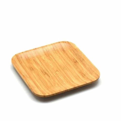 Prato Quadrado Bamboo 16,5 cm Homecook Niazitex