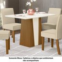 Ver imagem 5 de Mesa de Jantar Retangular Orus 120 cm - Nature/Off White
