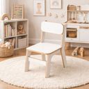 Ver imagem 1 de Cadeira Infantil Mdf para Quarto e Brinquedoteca:branco