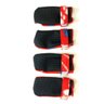 Sapato antiderrapante soft para cães e gatos cor vermelha M - 4