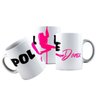 Caneca Cerâmica Arte Barra Pole Dance Presente Aluna - 1