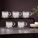 Ver imagem 3 de Jogo 4 Xícarasde Café Caneca Vidro Robusta Lisa 85ml em Casa Tem