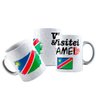 Caneca Cerâmica Bandeira Namíbia Visitei E Amei Viagem - 1